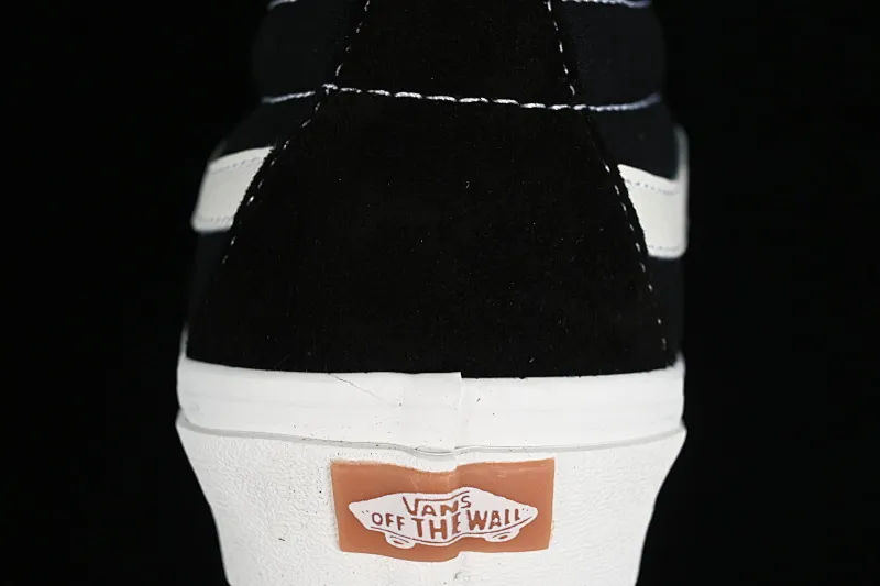 All categories Vans Vans series Vans Mid Vans China Vans SK8-Hi VR3 Vans official environmentally friendly black and white mid-top classic simple casual canvas shoes VN0A4UWIVNE